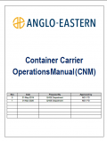Anglo Eastern - Container Carrier Operations Manual (CNM) - Anglo Eastern [2020, PDF] - <span>Purpose-built ships › Dry cargo vessels</span>