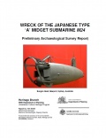 Wreck of the japanese type A midget submarine M24; Preliminary archaeological survey report - Smith, Tim [2007, PDF] - <span>Marine history › Accidents and disasters at sea</span>