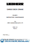 Liebherr Cargo Deck Crane CBW 45(40)32/20(24,4)27,5 ST [2002, PDF] - <span>Electrical Technical Officer's Library › Cranes</span>