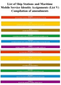 Amendments to the ITU Ship Stations Database 2020 - ITU [2020, PDF] - <span>Deckofficer's Library › Global Maritime Distress and Safety System (GMDSS)</span>