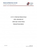 U.S.C.G. Merchant Marine Exam DDE-1000/4000 HP Q632 Gas Turbine Plants (Sample Examination) - USCG [2018, PDF] - <span>Examinations › Answers to tests</span>