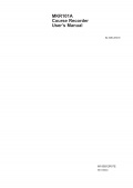 YOKOGAWA Denshikiki MKR101A Course Recorder - YOKOGAWA Denshikiki Co.,Ltd [2009, PDF] - <span>Deckofficer's Library › Ship handling</span>