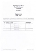 Supplement (June 2012) for FSS Code - IMO [2012, PDF] - Archive