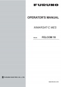 FURUNO FELCOM 18 INMARSAT C Operators Manual - FURUNO [2020, PDF] - <span>Deckofficer's Library › Technical equipment of navigation</span>