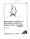 International Conference On Sail-Assisted Commercial Fishing Vessels Vol.II - Shortall J.W. [1983, PDF] - <span>Yachting, sailing, boating › Seamanship practice</span>
