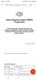Remote SIRE VIQ7 Revision 1 - OCIMF [2020, PDF] - <span>Deckofficer's Library › Keeping the ship documentation</span>