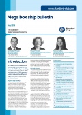 Mega box ship bulletin - Standard P&I [2019, PDF] - Marine bulletins