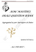 Orals Question Bank (July 2024) for ASM (Advanced Shipboard Management) / Master’s Mercantile Marine Department (MMD), India Examinations - Oways Online [2024, PDF] - Oways Online [2024, PDF] - Archive
